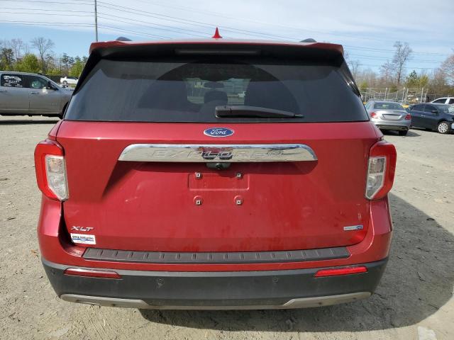 1FMSK8DH8LGB26874 - 2020 FORD EXPLORER XLT RED photo 6