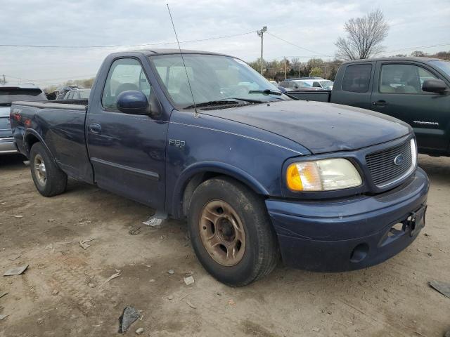 2FTRF17283CA54422 - 2003 FORD F150 BLUE photo 4