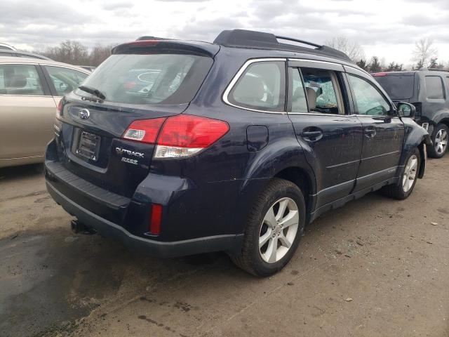 4S4BRBAC3E3215585 - 2014 SUBARU OUTBACK 2.5I BLUE photo 3