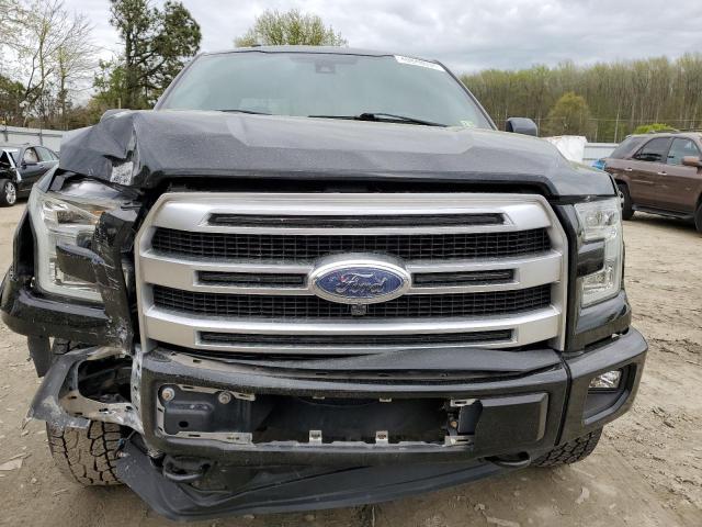 1FTEW1EF8GFD52743 - 2016 FORD F150 SUPERCREW BLACK photo 5