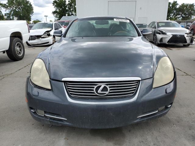 JTHFN48YX69000295 - 2006 LEXUS SC 430 GRAY photo 5