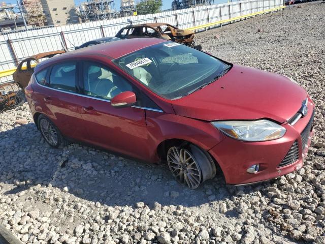 1FAHP3M28CL323135 - 2012 FORD FOCUS SEL RED photo 4