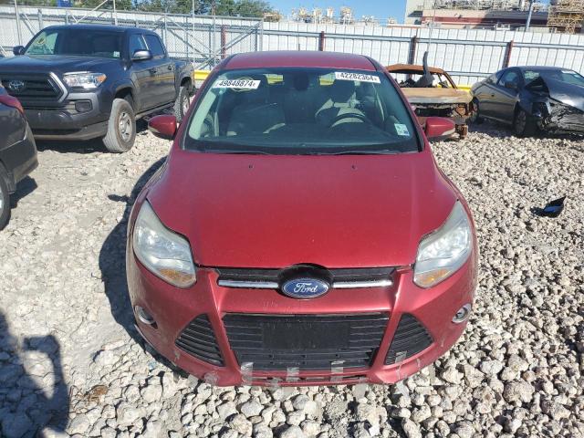 1FAHP3M28CL323135 - 2012 FORD FOCUS SEL RED photo 5