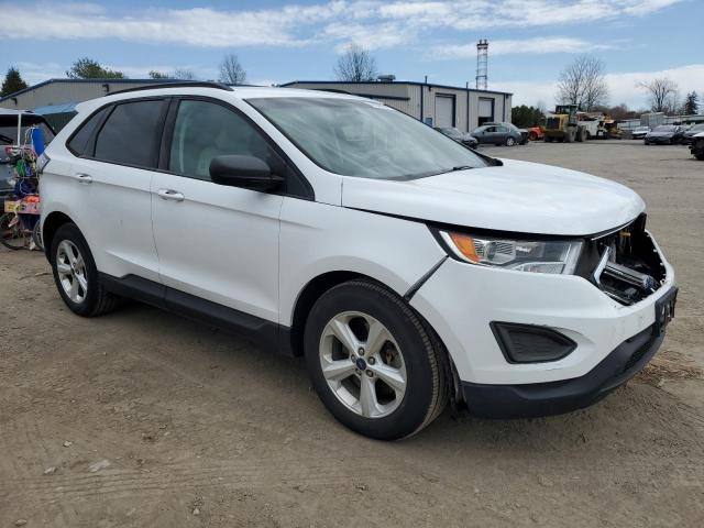 2FMTK4G98FBB84321 - 2015 FORD EDGE SE WHITE photo 4