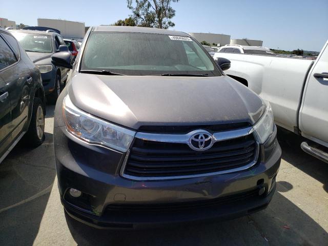 5TDBKRFH5FS216680 - 2015 TOYOTA HIGHLANDER LE GRAY photo 5