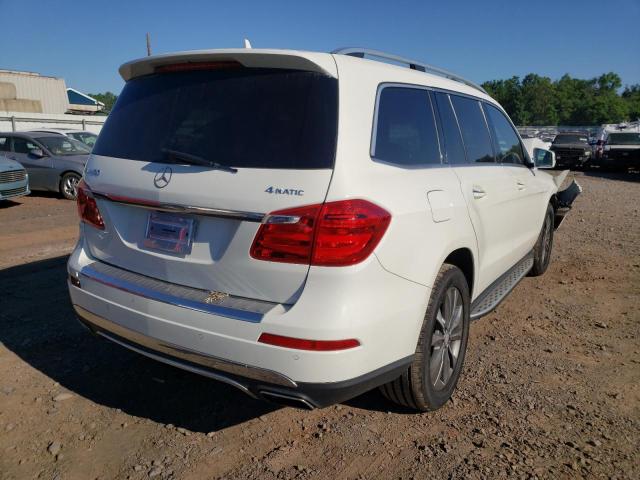 4JGDF7CE0DA240659 - 2013 MERCEDES-BENZ GL 450 4MATIC WHITE photo 4