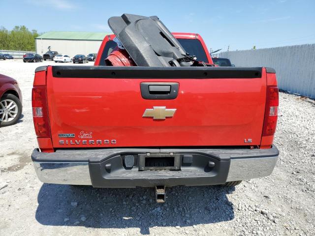 3GCPKREA1BG364294 - 2011 CHEVROLET SILVERADO K1500 LS RED photo 6