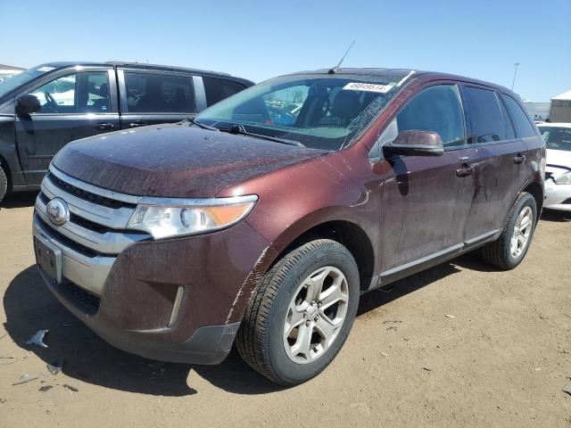 2FMDK4JC2CBA91914 - 2012 FORD EDGE SEL BURGUNDY photo 1