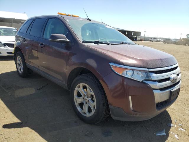 2FMDK4JC2CBA91914 - 2012 FORD EDGE SEL BURGUNDY photo 4