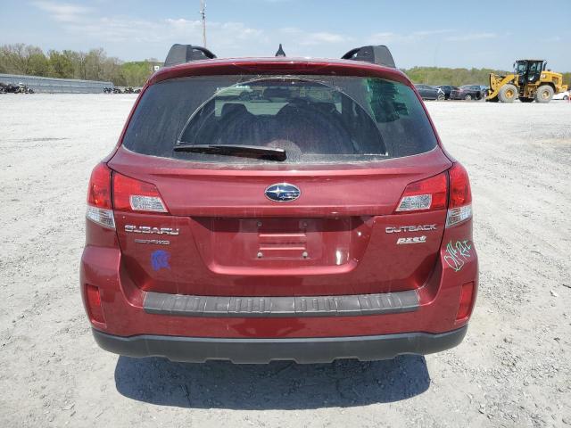 4S4BRBKC0D3222202 - 2013 SUBARU OUTBACK 2.5I LIMITED MAROON photo 6