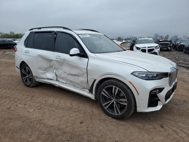 5UXCX4C53KLS35824 - 2019 BMW X7 XDRIVE50I WHITE photo 4