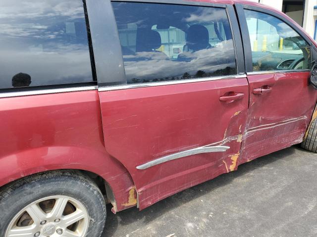 2C4RC1BG8CR258985 - 2012 CHRYSLER TOWN & COU TOURING RED photo 10