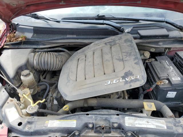 2C4RC1BG8CR258985 - 2012 CHRYSLER TOWN & COU TOURING RED photo 11