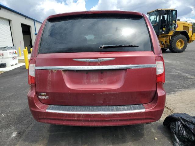 2C4RC1BG8CR258985 - 2012 CHRYSLER TOWN & COU TOURING RED photo 6