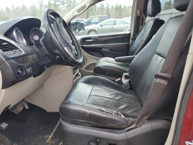 2C4RC1BG8CR258985 - 2012 CHRYSLER TOWN & COU TOURING RED photo 7