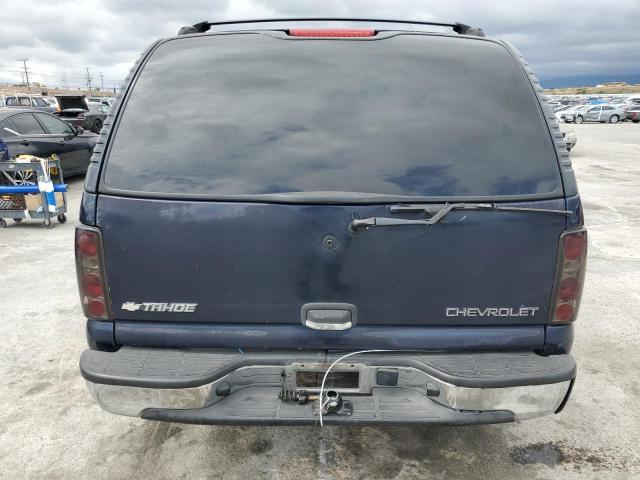 1GNEC13V94R293206 - 2004 CHEVROLET TAHOE C1500 BLUE photo 6