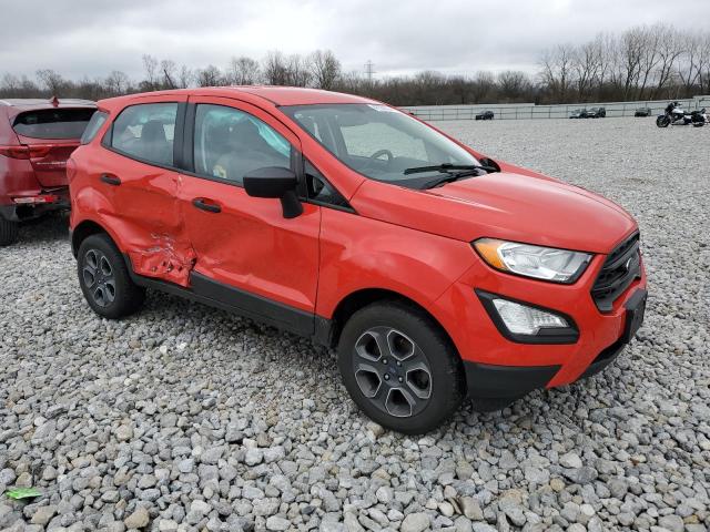 MAJ6S3FLXLC367536 - 2020 FORD ECOSPORT S RED photo 4