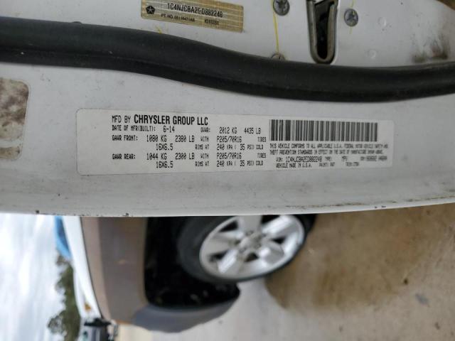 1C4NJCBA2ED882248 - 2014 JEEP COMPASS SPORT WHITE photo 13