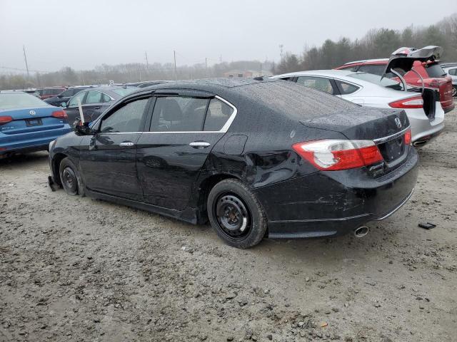 1HGCR3F8XDA041738 - 2013 HONDA ACCORD EXL BLACK photo 2