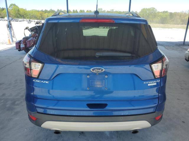 1FMCU0J97HUF01546 - 2017 FORD ESCAPE TITANIUM BLUE photo 6