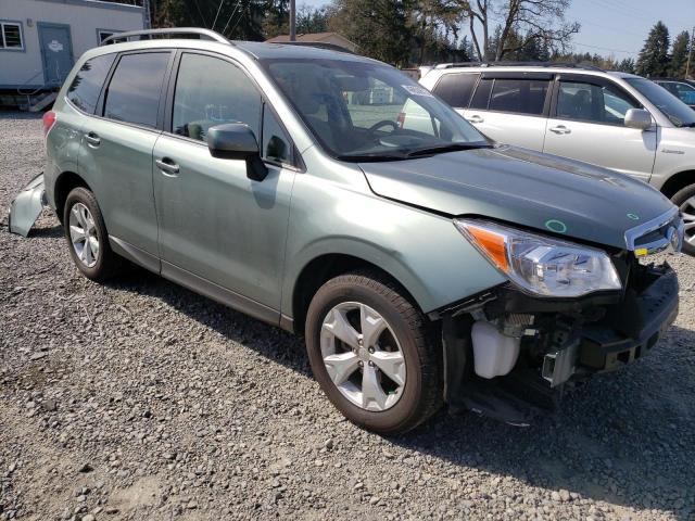 JF2SJAFC7FH579447 - 2015 SUBARU FORESTER 2.5I PREMIUM GREEN photo 4