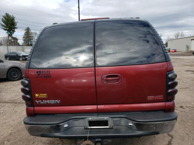 1GKEK13Z62R135860 - 2002 GMC YUKON RED photo 6