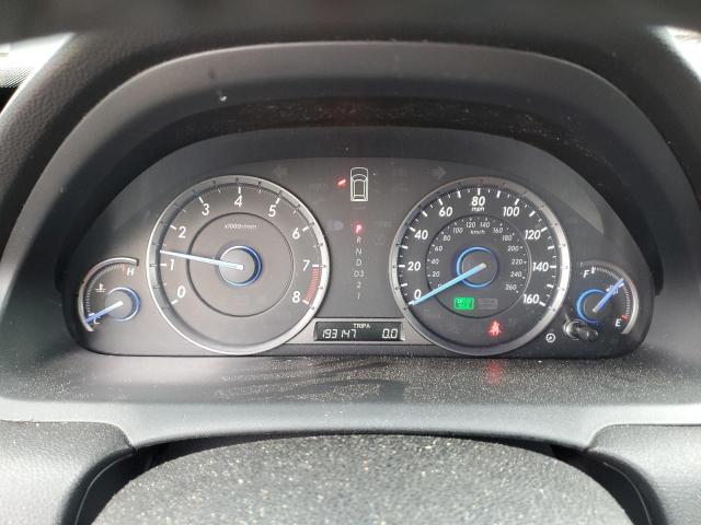 5J6TF3H56CL001664 - 2012 HONDA CROSSTOUR EXL GRAY photo 9