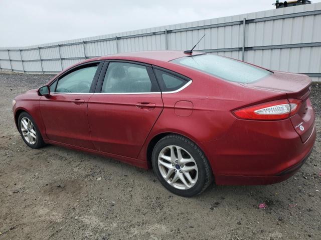 3FA6P0HD4GR162226 - 2016 FORD FUSION SE RED photo 2