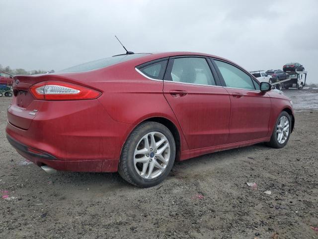 3FA6P0HD4GR162226 - 2016 FORD FUSION SE RED photo 3