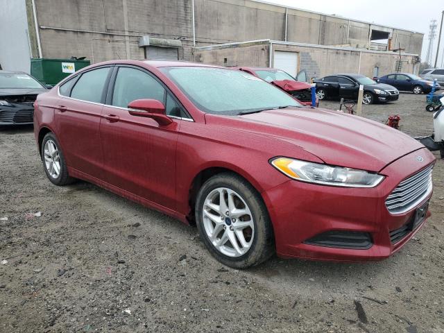 3FA6P0HD4GR162226 - 2016 FORD FUSION SE RED photo 4