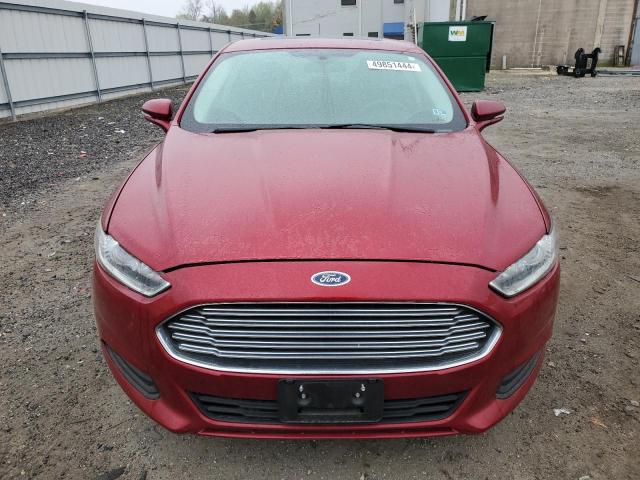 3FA6P0HD4GR162226 - 2016 FORD FUSION SE RED photo 5