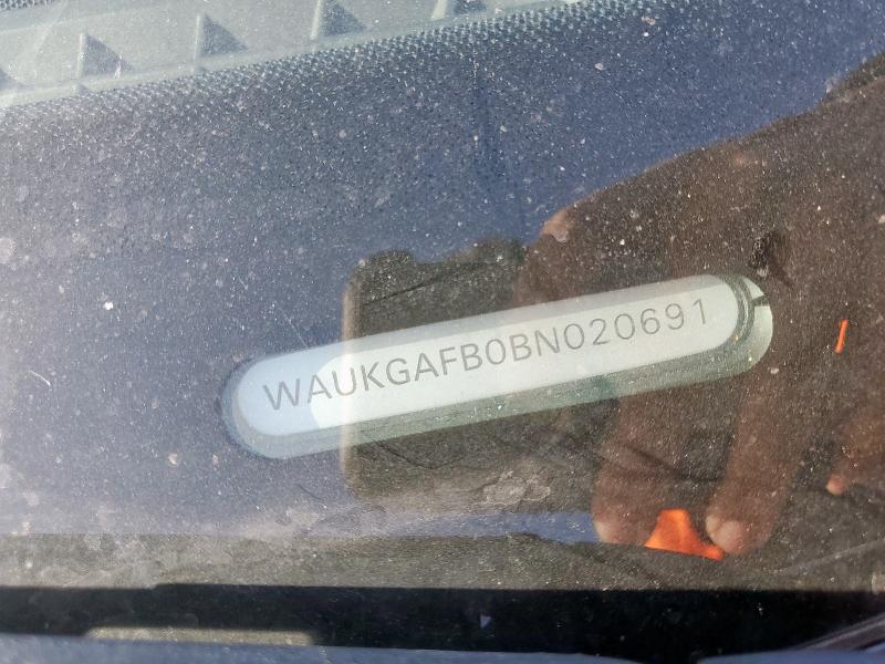 WAUKGAFB0BN020691 - 2011 AUDI A6 PRESTIGE ვერცხლისფერი ფოტო 12