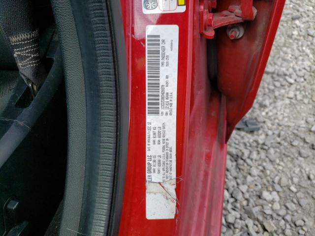 1C3CDZCB8DN620370 - 2013 DODGE AVENGER SXT RED photo 12