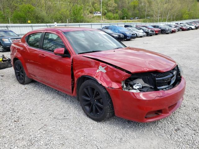 1C3CDZCB8DN620370 - 2013 DODGE AVENGER SXT RED photo 4