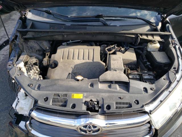 5TDJKRFH2FS205079 - 2015 TOYOTA HIGHLANDER XLE BLACK photo 12