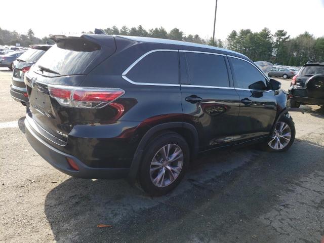 5TDJKRFH2FS205079 - 2015 TOYOTA HIGHLANDER XLE BLACK photo 3