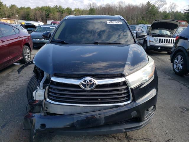 5TDJKRFH2FS205079 - 2015 TOYOTA HIGHLANDER XLE BLACK photo 5