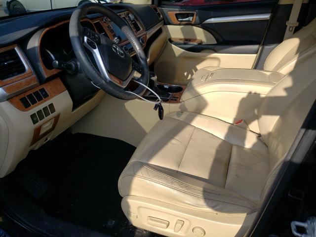 5TDJKRFH2FS205079 - 2015 TOYOTA HIGHLANDER XLE BLACK photo 7