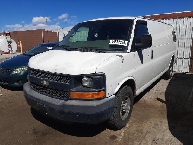 1GCZGGBGXA1147248 - 2010 CHEVROLET EXPRESS G2 WHITE photo 1