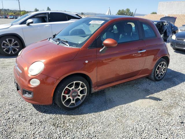 3C3CFFBRXCT100631 - 2012 FIAT 500 SPORT ORANGE photo 1