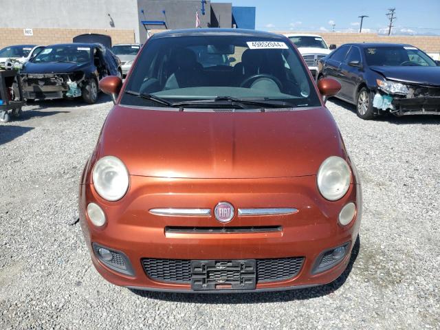 3C3CFFBRXCT100631 - 2012 FIAT 500 SPORT ORANGE photo 5