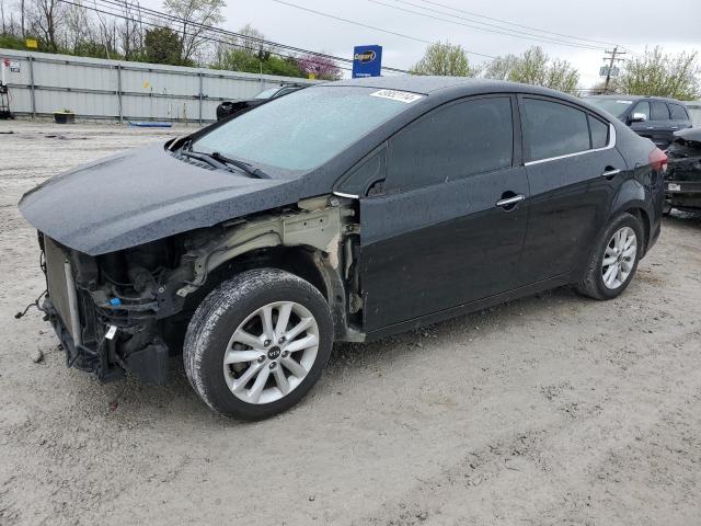 3KPFL4A75HE036578 - 2017 KIA FORTE LX BLACK photo 1