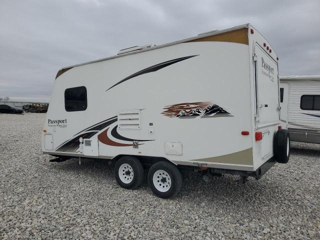 4YDT19021CT410130 - 2012 KEYSTONE PASSPORT WHITE photo 3