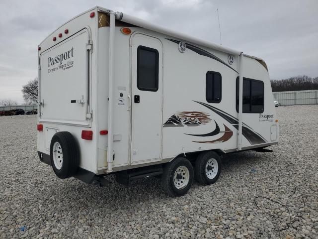 4YDT19021CT410130 - 2012 KEYSTONE PASSPORT WHITE photo 4