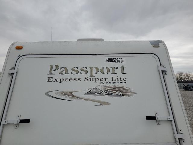 4YDT19021CT410130 - 2012 KEYSTONE PASSPORT WHITE photo 8