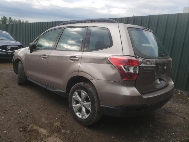 JF2SJABC9FH528506 - 2015 SUBARU FORESTER 2.5I BROWN photo 2