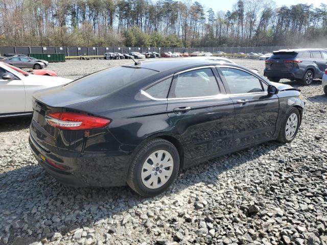 3FA6P0G74KR247314 - 2019 FORD FUSION S BLACK photo 3