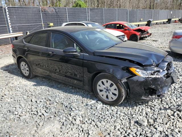 3FA6P0G74KR247314 - 2019 FORD FUSION S BLACK photo 4