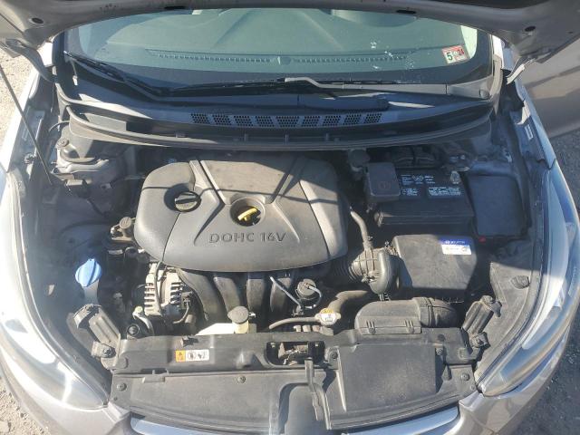 KMHDH4AEXEU087588 - 2014 HYUNDAI ELANTRA SE GRAY photo 11