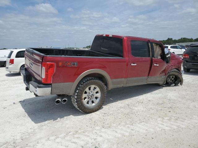 1FT7W2BT8JEB87363 - 2018 FORD F250 SUPER DUTY RED photo 3